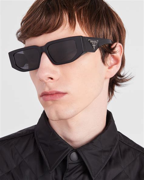 prada sunglasses rectangle frame|Prada symbole sunglasses.